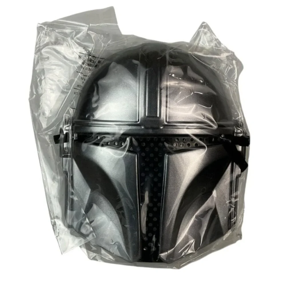 Star Wars Costume The Mandalorian Official Jumpsuit Cape Mask Set Youth 8-10 M - Picture 3 of 16